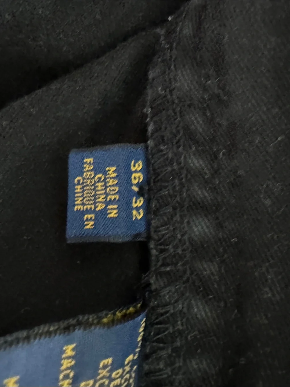 Polo by Ralph Lauren Men's Straight Black Jeans